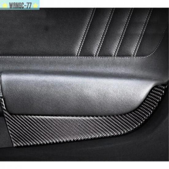 Carbon Fiber Interior Cover Trim Accessories Fit For Ford Mustang 2015-2018