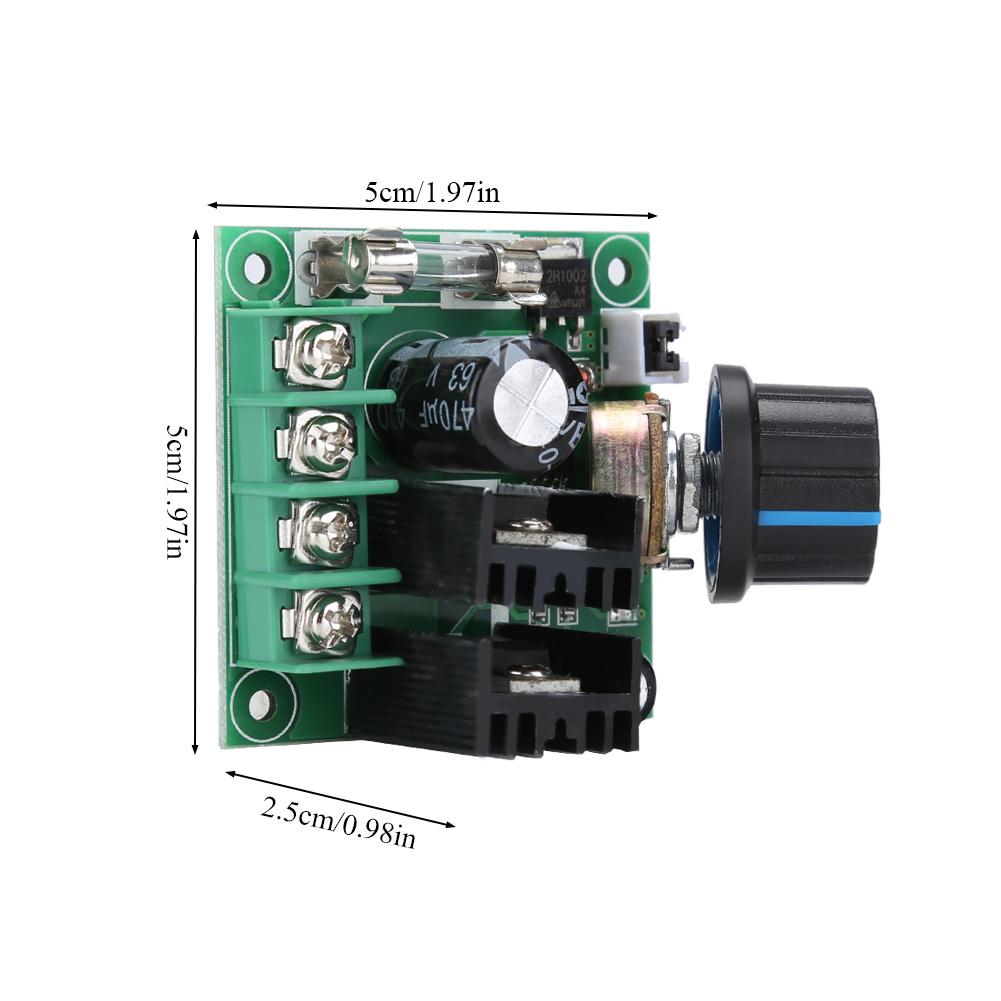 9V50V 10A PWM Regulátor stejnosměrného motoru Vysoký výkon Plynulý regulátor otáček