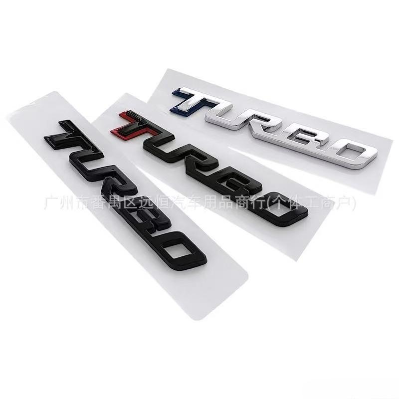 3D ABS TURBO Car Rear Letter Logo Badge Waterproof Styling Sticker Fit Malibu XL Turbo
