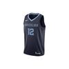NBA Team Limited Jersey SW Fan Edition Gray Memphis Grizzlies Morant No. 12 Navy Blue Dark Blue Men's AA7095-426