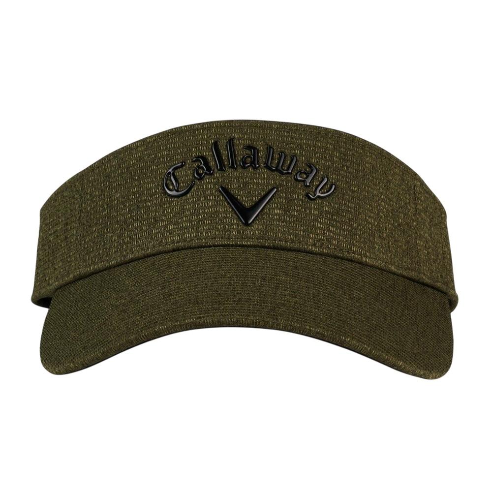 Callaway Mens Metallic Performance Logo Visor Cap