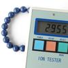 [GOLD STONE] Blue Beitou Stone Bracelet, 12mm, from Taiwan, Negative Ion Measured, Radium Blue Hokutolite, Inner Diameter: Approx. 16.5cm