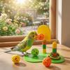 Mehrteiliges Set Vogel-Trainingsspielzeug Verstellbarer Reifen Papageienspielzeug Vogel-Puzzle-Spielzeug Für Graupapageien