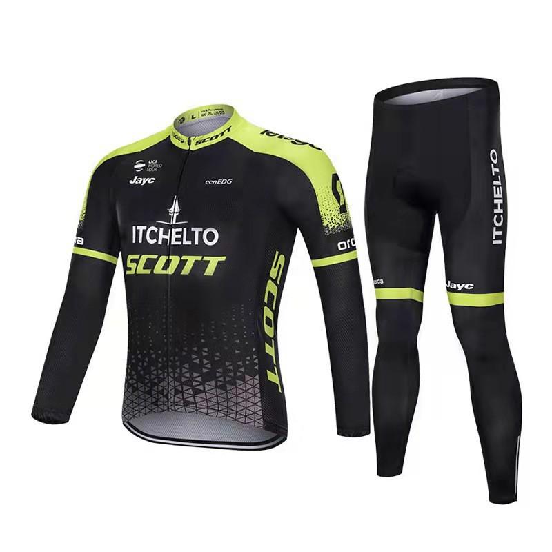 Maglia da Ciclismo Uomo Donna Manica Lunga Traspirante Abbigliamento Performance Ciclismo su Strada Mountain Bike