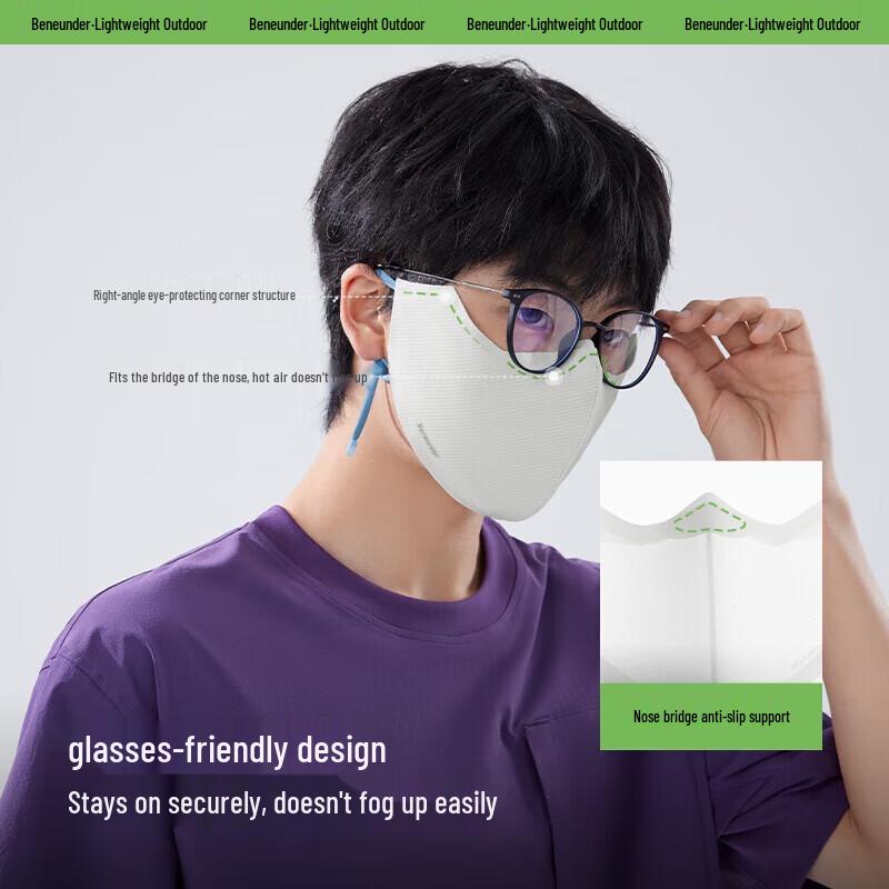 Beneunder Ultra-Breathable Full-Face Sun Protection Mask