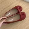 Fashion IPPEUM Women Tabis Shoes Red Split Toe Ballet Flats  2024 New Mary Janes Ballerinas Zapatos Mujer