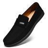 Breathable Soft Slip-On Shoes for Walking New Comfortable Casual Shoes Durable Rubber Sole Flats  Classic Men's Leather Loafers