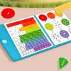 Magnetic Fraction Demonstration Book with Fraction Tiles&Fraction Circles Fraction Manipulatives Class Set for Elementary School