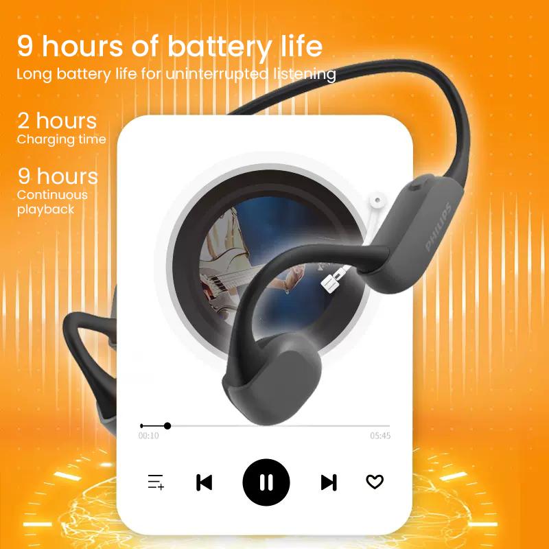 Philips TAA6606 Bone Conduction Bluetooth Headset Sports Wireless