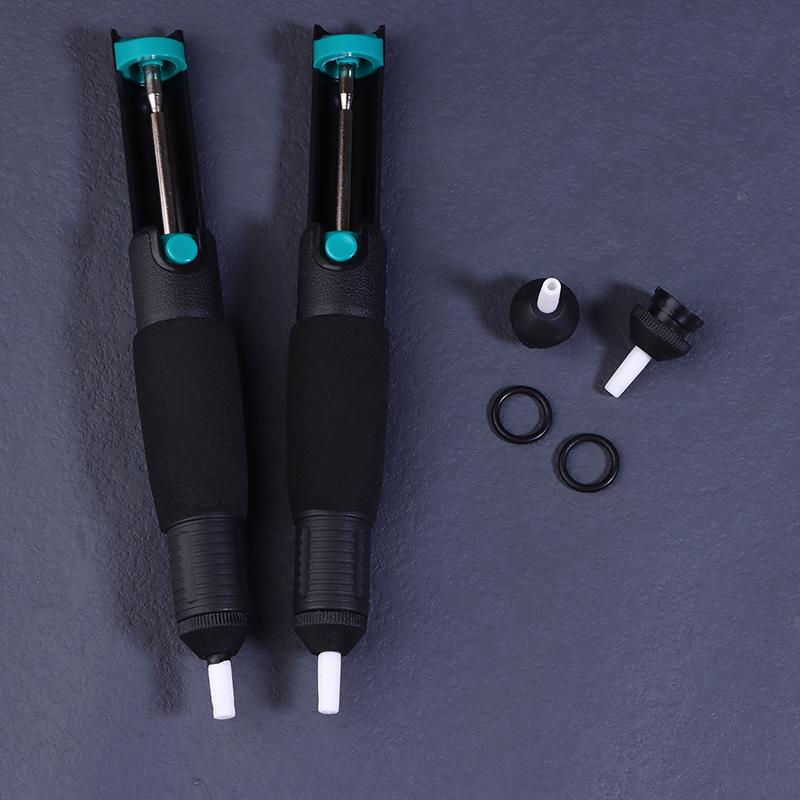Dp-366D Dual-Ring Non-Slip Handle Solder Sucker Powerful Solder Pump Soldering Sucker Pen Hand Welding Tools