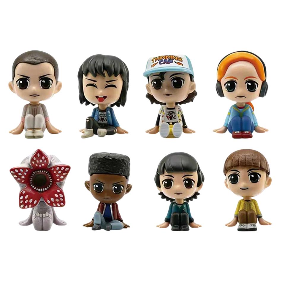 8Pcs Anime Character Action Figure Set Window Box Packaging Collectible Figurines Perfect Surprise Gift