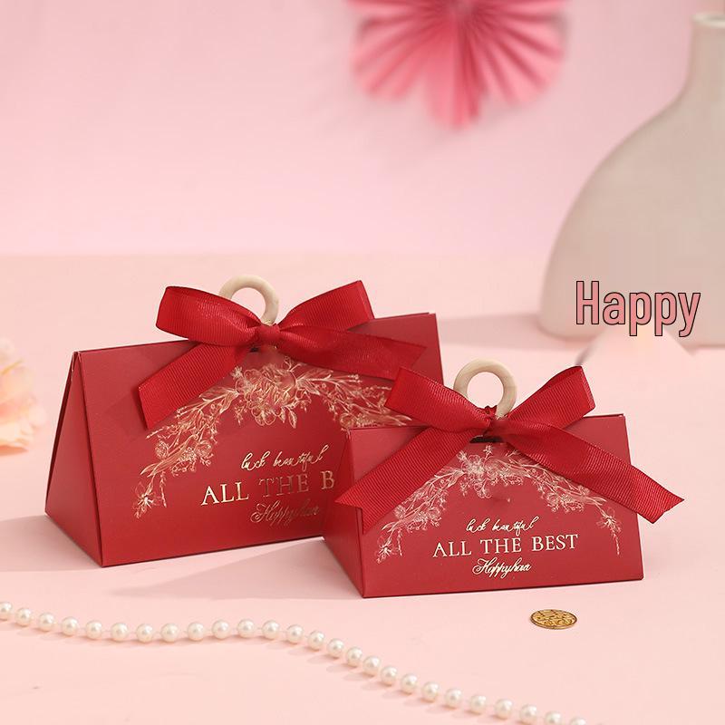 Elegant Purple Wedding Candy Box 2025: New Style Light Luxury for Engagement Party Favors