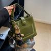 Niche Design Bag Women's Summer New Popular Wide Shoulder Strap Messenger Bag Retro Versatile Portable Bucket Bag