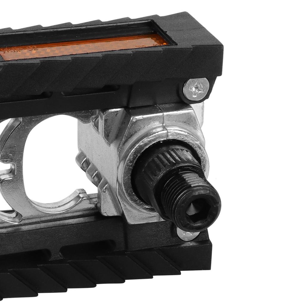 1 Pair Aluminum, Bike Pedals Foldable Pedals Alloy Folding and Spare Parts Outdoor Cycling Accessory