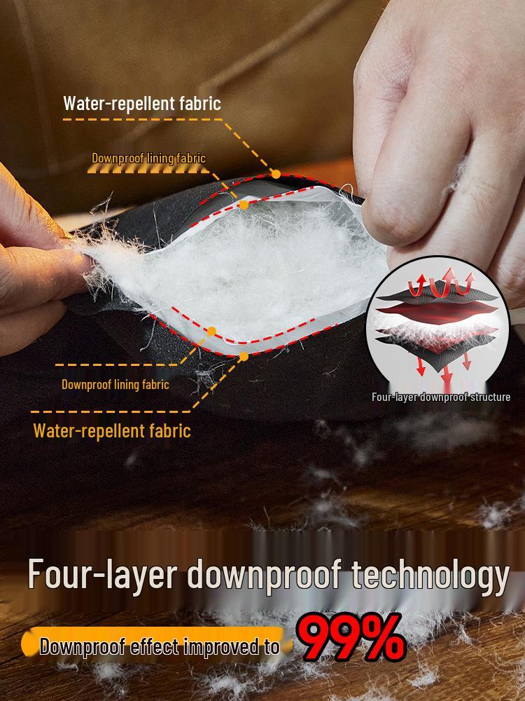 Chaleco Ligero de Plumas Unisex Big Goose Negro - Colección Otoño/Invierno 2025