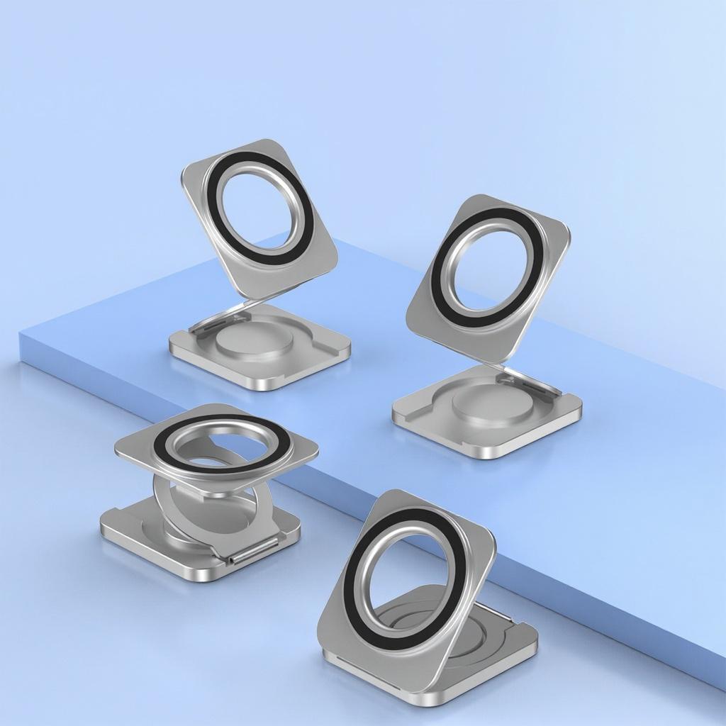 ZF006 Double-Sided Magnetic Phone Stand Foldable Portable Multi-Angle Adjustable Stand