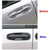 For Toyota Sienna XL40 4th 2024 2024 2024 Car Chromium Styling Side Door Handle Bowl Frame Cover Trim Carbon Black Color Refit