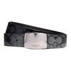 COACH PVC Polyvinyl Chloride Leather Belts Men's Width 3.5cm (Unisex) Leather Belts 22540 BKBK