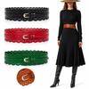 Leather Waist Cincher Corset Waist Belt Vegetable Tanned Leather Dress Waist Belt  for Women
