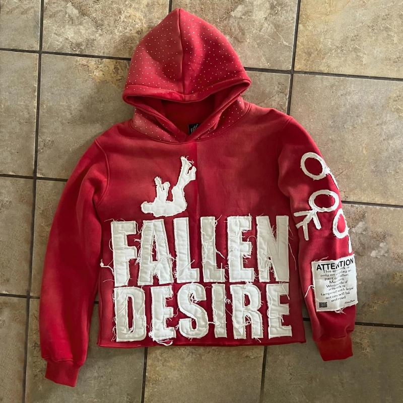 European and American Personalized Trend Patchwork Embroidery Street Harajuku Retro Loose Men's and Women's Hoodies