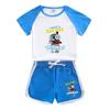 Thomas Boys' Summer Cotton Clothing Set - Baby Short Sleeve & Shorts Casual Two-Piece