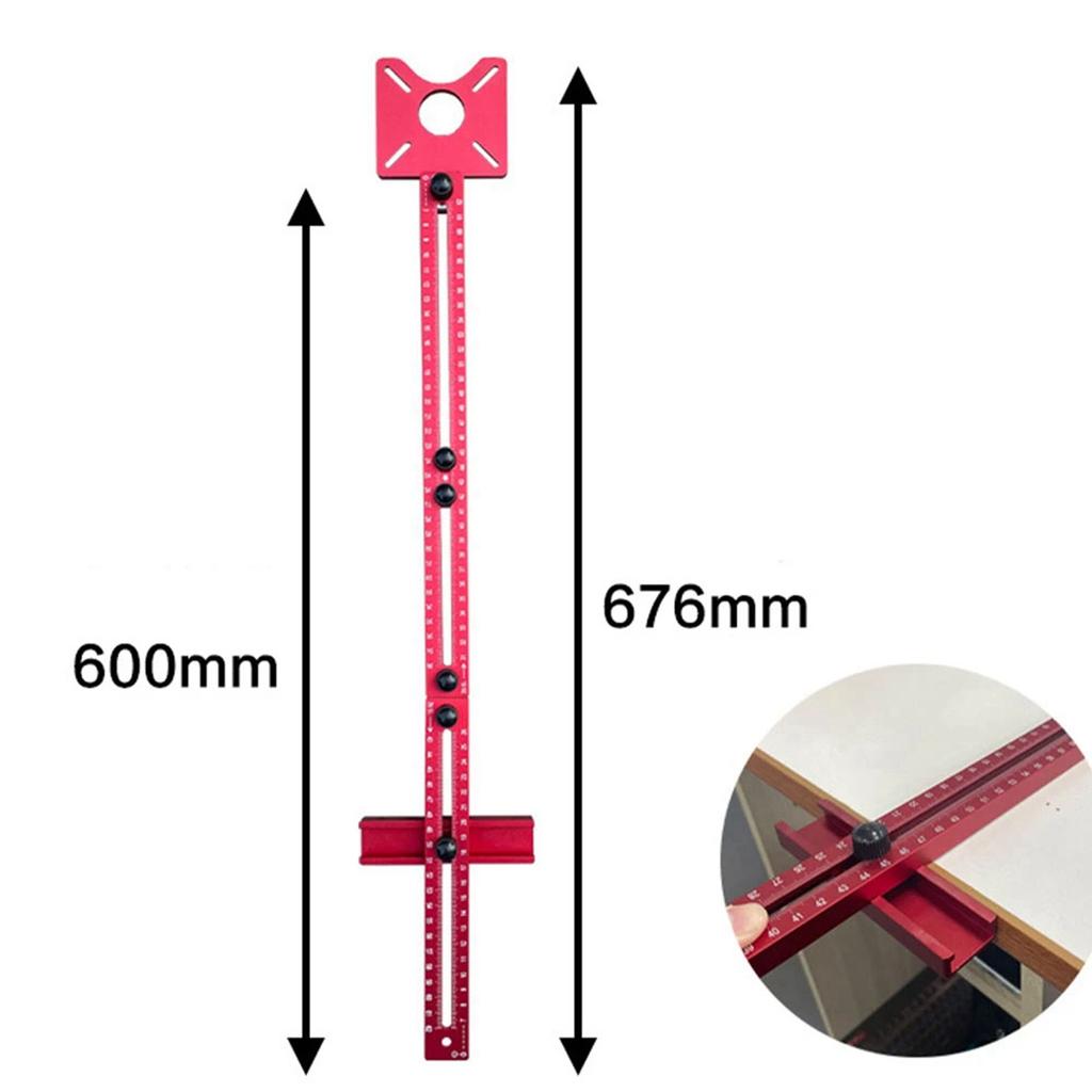 Router Milling Bracket Aluminum Alloy Trimming Machine Flip Board Woodworking  Cutting Jig