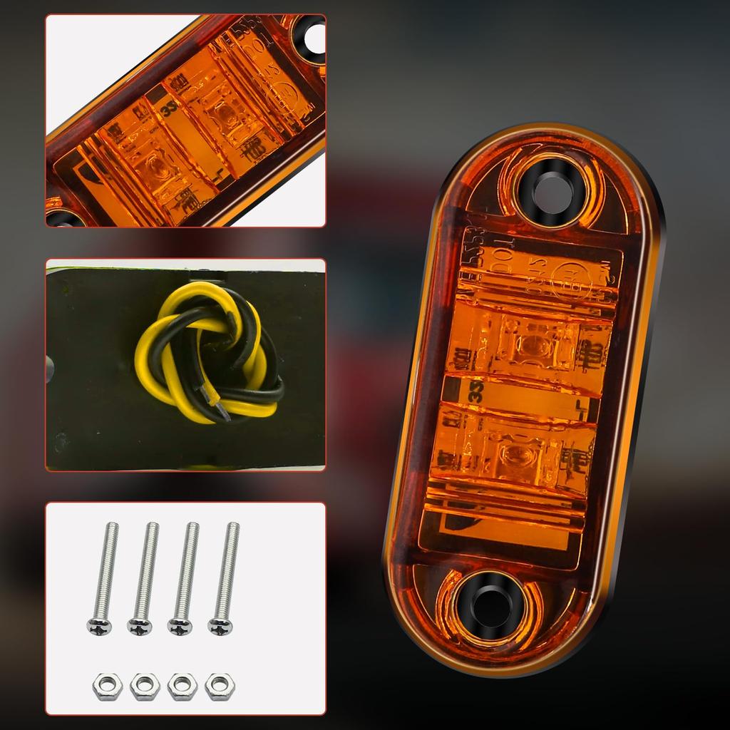 Ygmylandbb Marker Truck LED Side 2 Position Roadside Rear Side High Suitable for Light Lamps, Accessories, Markers, LEDs, Lights, Lights, Lights,