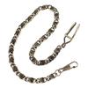Moderne Edelstahl Mechanische Taschenuhr Kette 39cm Fob Kette für Männer oder Frauen Schmuck Zubehör Taschenuhr Kette