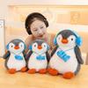 Earphones Penguin Fish Plush Toy Animal Cartoon Doll Can Be Shaped Concave