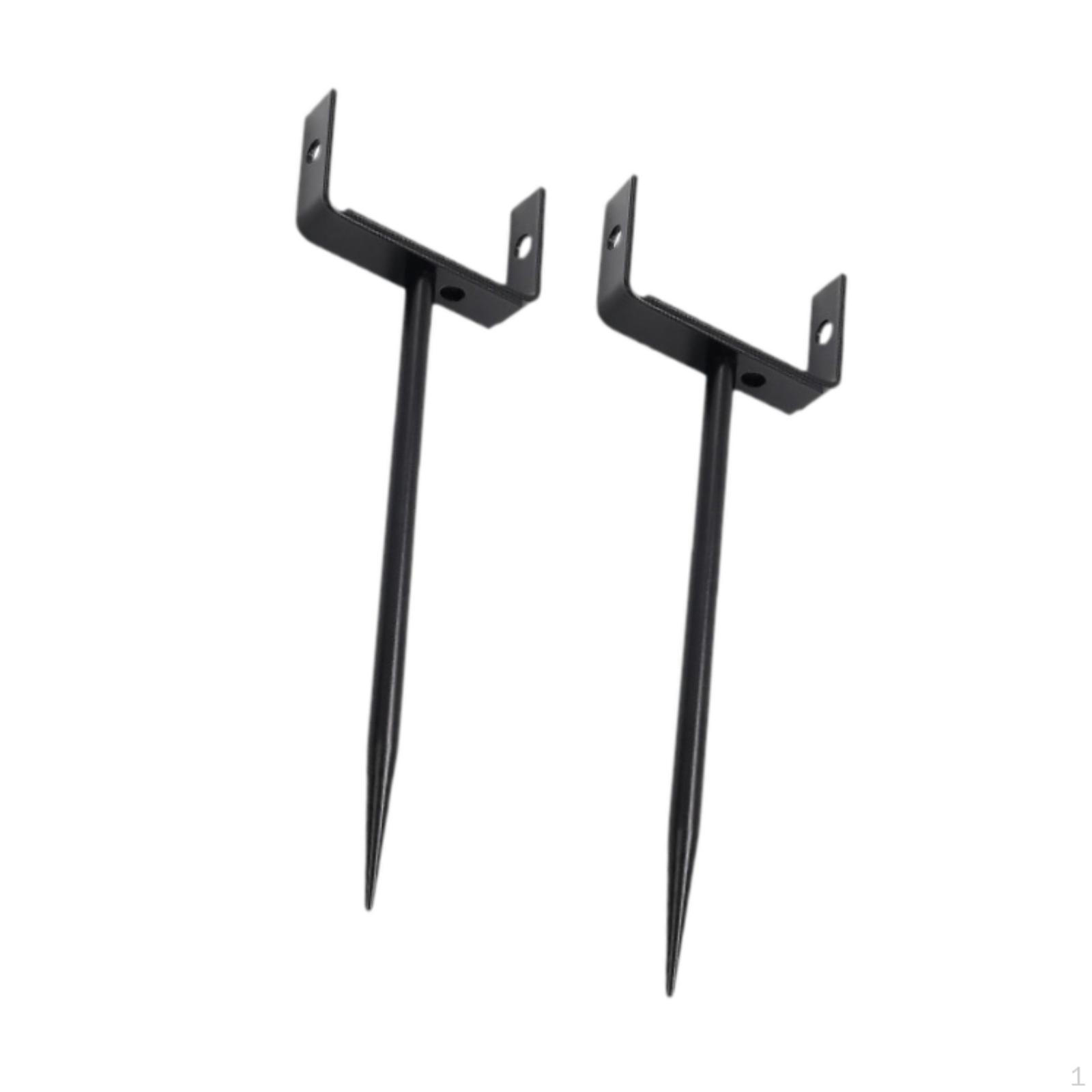 

2x Кронштейн водосточной трубы Железо Регулируемый размер Эффективный водоотвод Анкер для поддержки Прочный Устойчивый Тяжелый