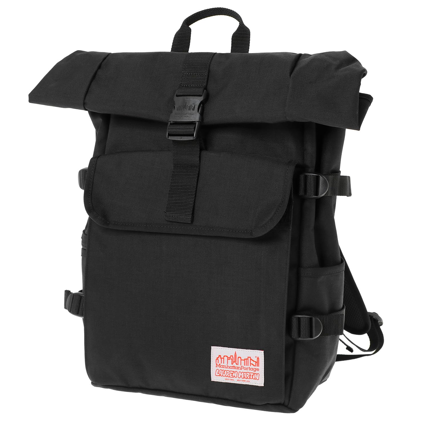 

Рюкзак Manhattan Portage MP1236LVLLAUREN Silvercup с виниловой подкладкой, Лорен Мартин, Черный, Средний
