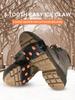 5-Stud Snow Ice Claw Anti Slip Mountaineering Cleats Unisex Snow Claw Shoe Covers Walking Hiking Accessories