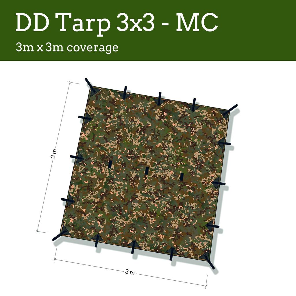 DD Hammocks DD Tarp 3x3 Genuine Japanese Product (MC) -