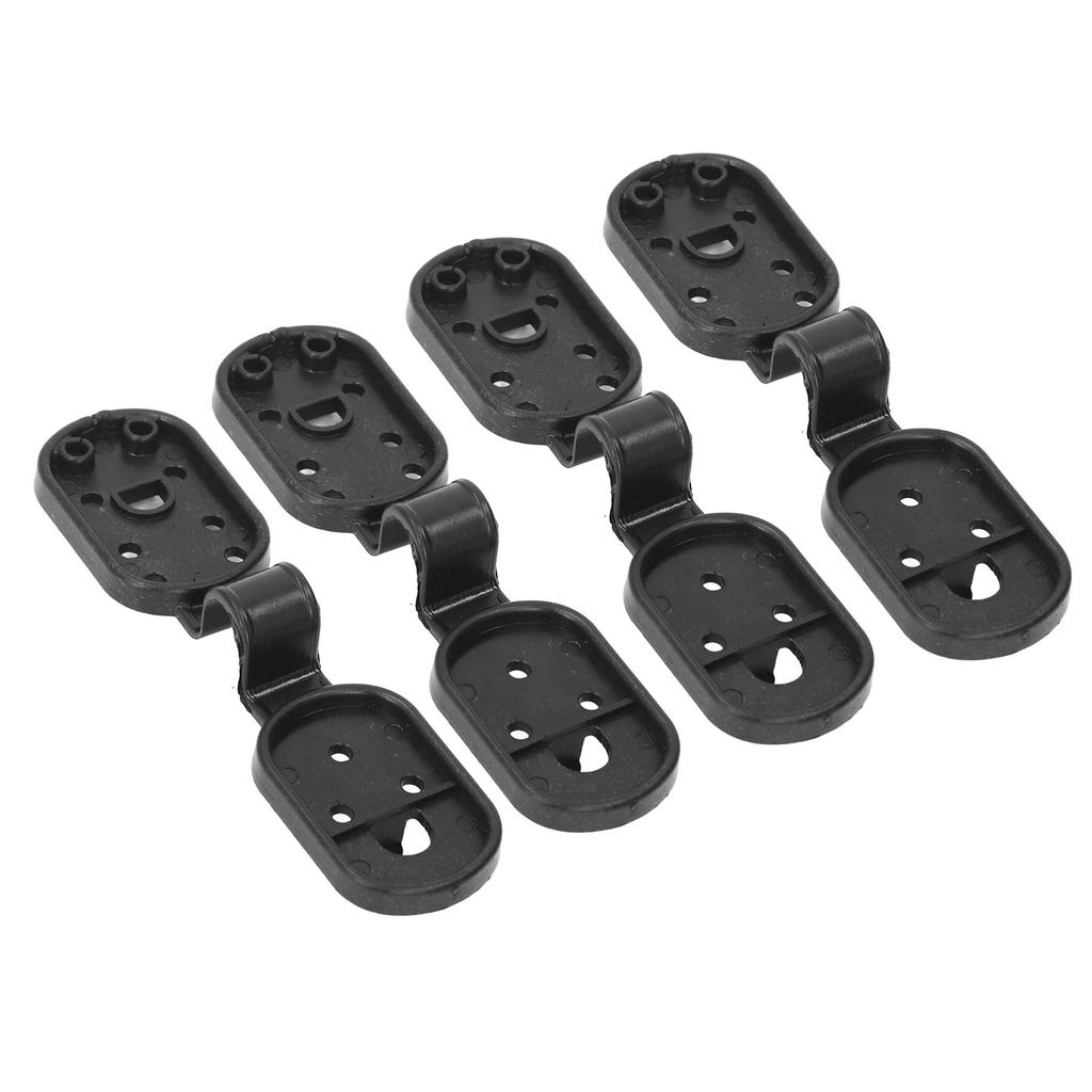 100pcs Shade Cloth Clips Black Oval ABS Easy to Use Sunshade Net Fixing Clips for Bird Netting
