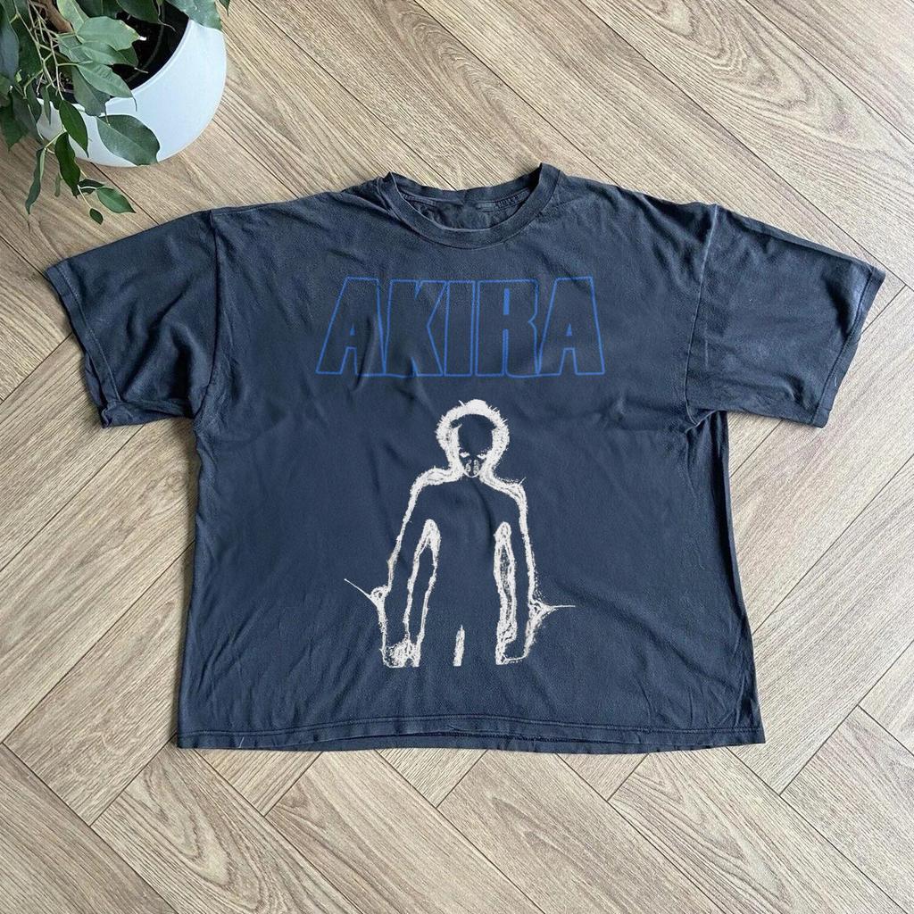 Anime Akira Graphic TShirt 100Cotton Oversized unisex Shirt Unisex Short Sleeve ONeck Women Fashion Selling Popular Streetwear