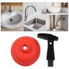 Powerful Drain Plunger - Heavy-Duty Unblocker for Clogged Toilets, Showers, Bathroom Sinks, Kitchens & Tubs