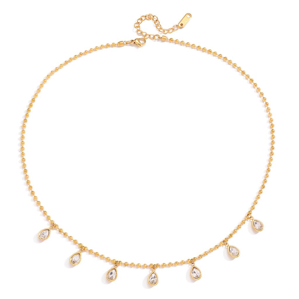 Water Drop Pendant Necklace Accessories Do Not Fade Jewelry Accessories