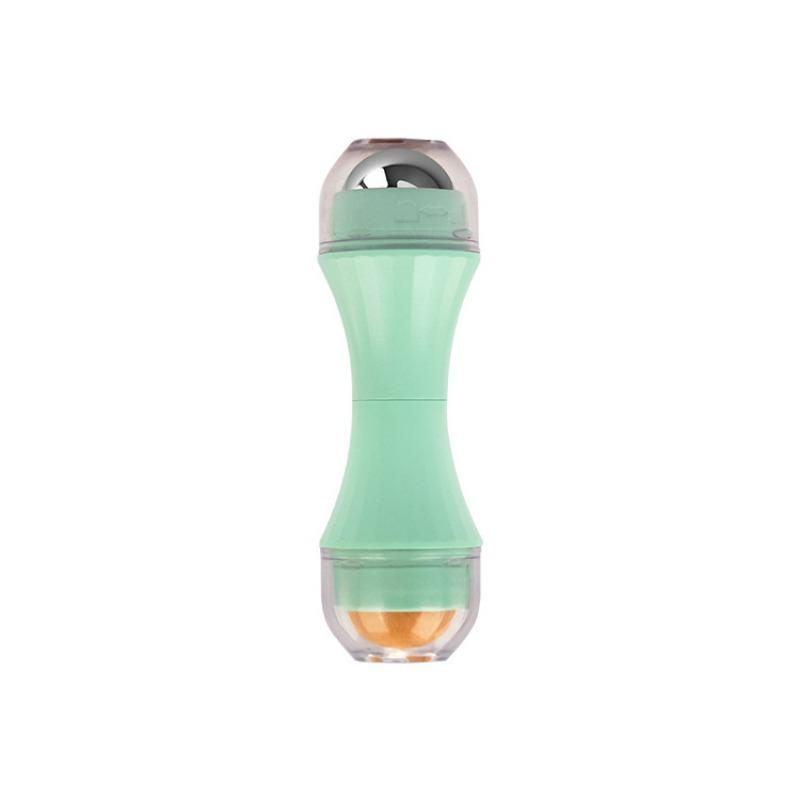 Volcano Stone Double Head Rolling Ball Facial Massager with Strong Oil Removal and Pore Cleansing Effect