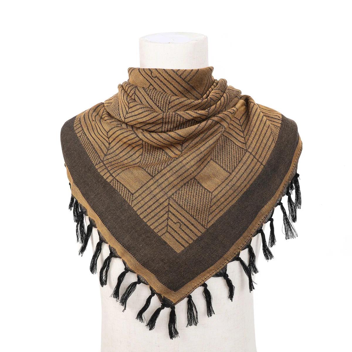 

New Islamic Men Tactical Desert Camo Head Scarf Men Women Motorcycle Face Mask Biker Arab Wrap Summer Keffiyeh Cover Scarves