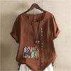 Women's Fashion Friends Prined Short Sleeve T-shirt Loose Cotton Shirt Casual Loose Summer Blouse Tops Plus Size