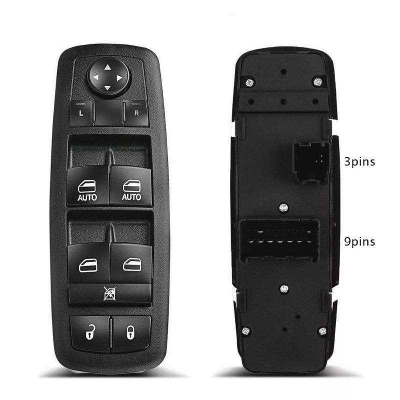 Replacement Vehicle Window Control Switches For 1500 2500 3500 2009-2015 Trucks Direct Fit 4602863AB 4602863AC 4602863AD