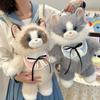 1PC Muppet cat backpack cute doll bag double shoulder plush toy for girlfriend's birthday gift