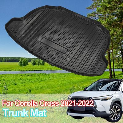 Toyota Corolla Cross 2021-2023 için Araba Bagaj Kargo Astarı (JBL Subwoofer'ı olmayan Bagajdaki Modele Uyar) Koruyucu Kapak Zemin Matı