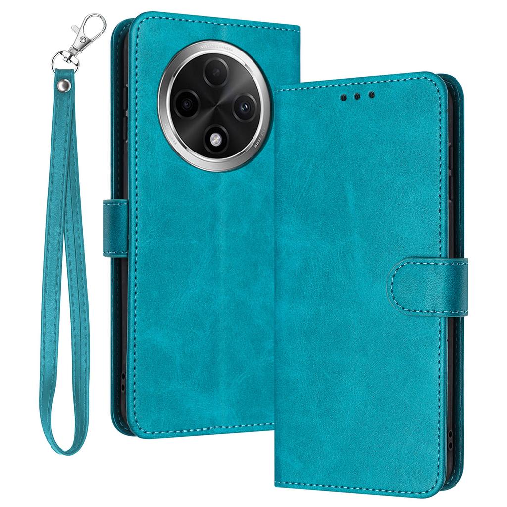 For Oppo A2 Pro 5G/A3 Pro (China) 5G Case Calf Texture PU Leather Stand Wallet Phone Cover