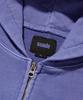 Suade Loose Suade Hood Zip Up [Pigment Purple]