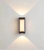 Led Modern Outdoor Lighting Ip65 Porch Wall Lamp Aluminum Upper and Lower Decorative Lighting Outdoor Wall Lamp