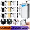 2-5PCS Cigarette Case Cigarette Container Moisture-proof Cigarette Storage Case Aluminum Alloy Rotating Lid Gifts for Fathers