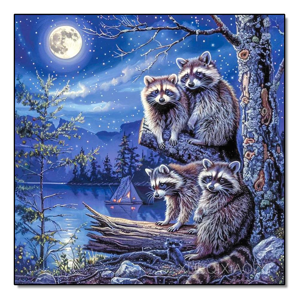 DIY Plná kulatá/čtvercová vrtačka Krajina Diamantová malba 5D Venkovská scenérie Domácí dekorace Umělecké řemeslo Kamínky Sada pro křížkovou výšivku