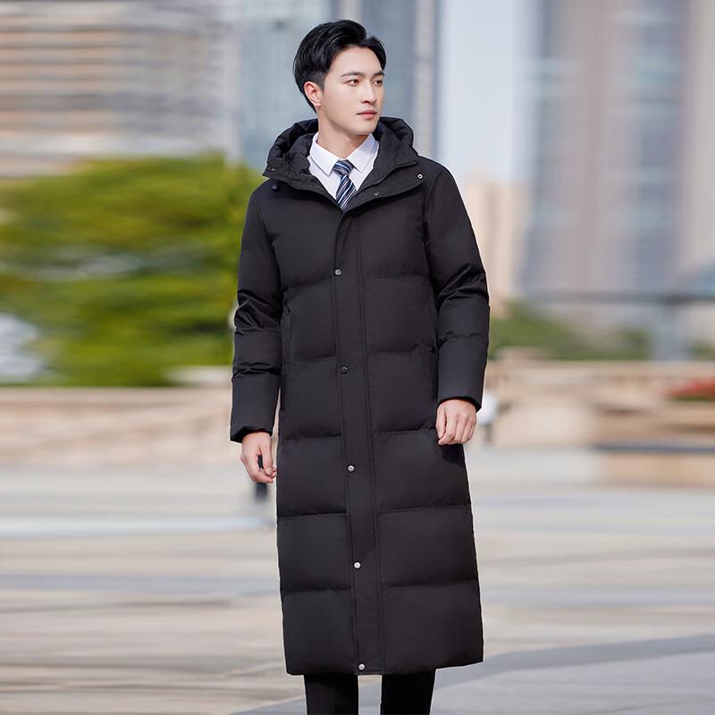 Men's Winter Mid-Length Hooded Padded Jacket