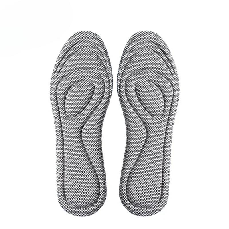 2 Pairs Memory Foam Orthopedic Insoles for Shoes Antibacterial Deodorization Sweat Absorption Insert Sport Shoes Running Pads